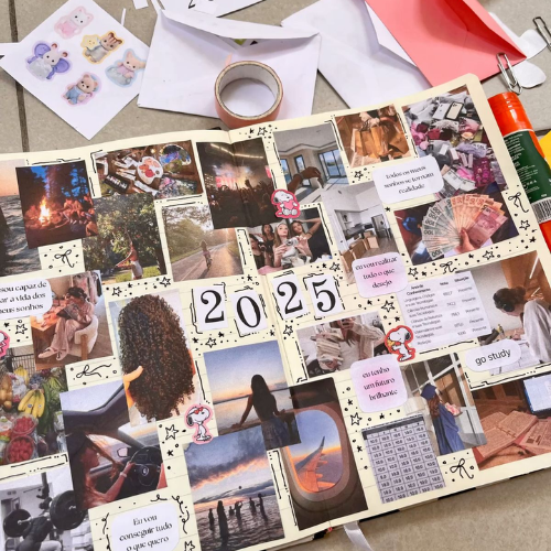 Cómo hacer un vision board para manifestar en año nuevo