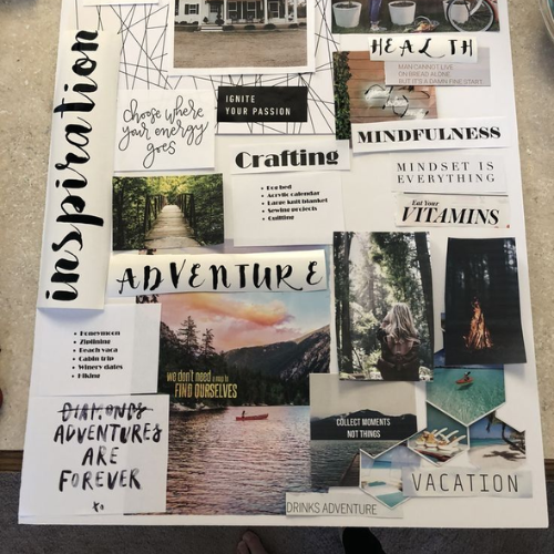cómo hacer un vision board para manifestar en año nuevo