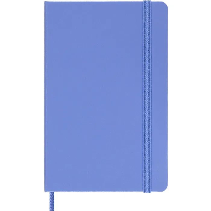 Libreta Clásica de Bolsillo Azul Hortensia Hoja Rayada Pasta Dura