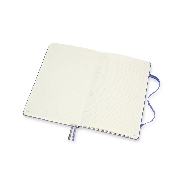 Libreta LogBook Arte Violeta, Grande Con Hoja Punteada y Pasta Dura