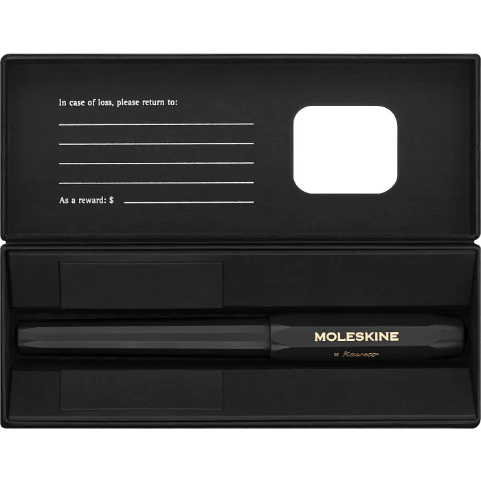 Pluma Fuente Kaweco Negra, Tinta Azul