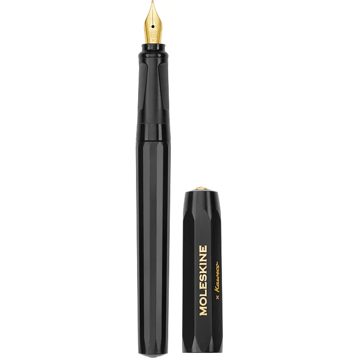 Pluma Fuente Kaweco Negra, Tinta Azul