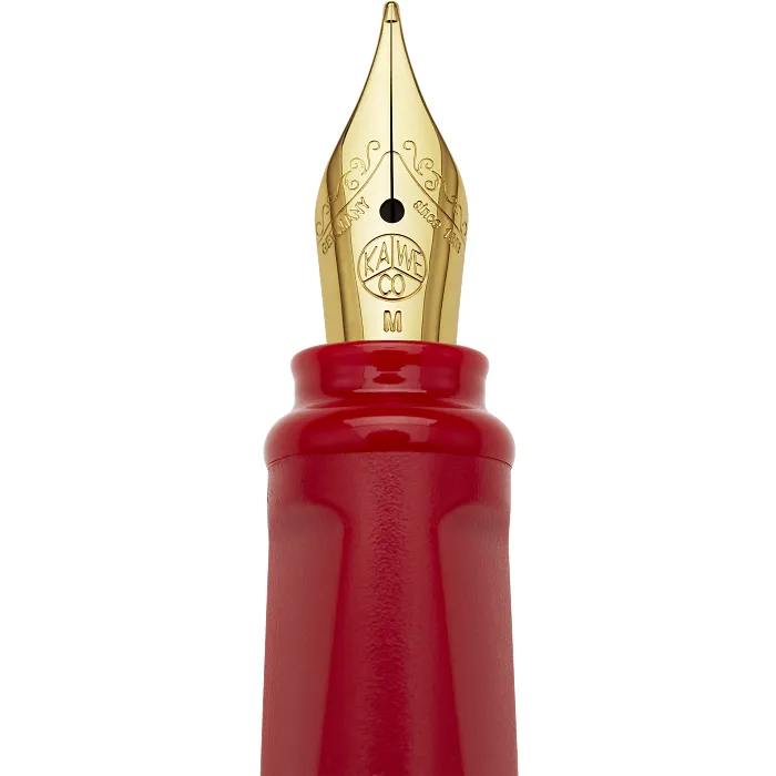 Pluma Fuente Kaweco Roja, Tinta Azul