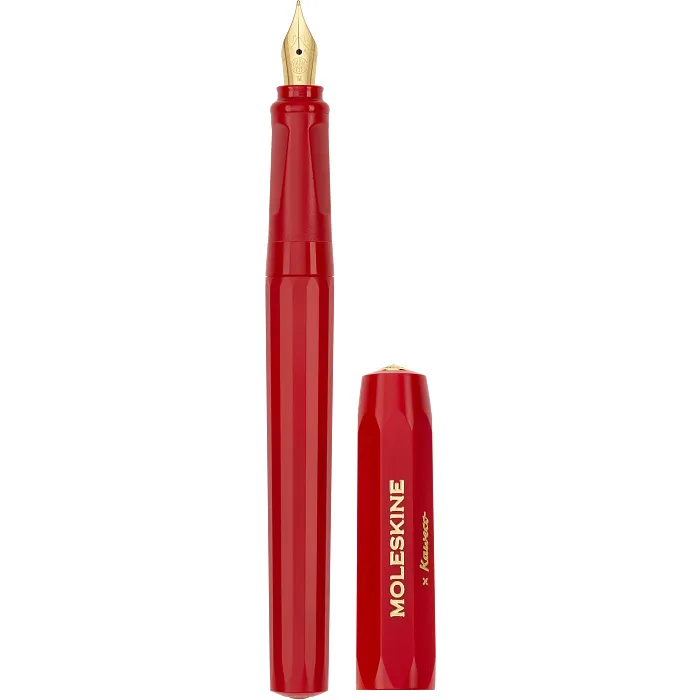 Pluma Fuente Kaweco Roja, Tinta Azul