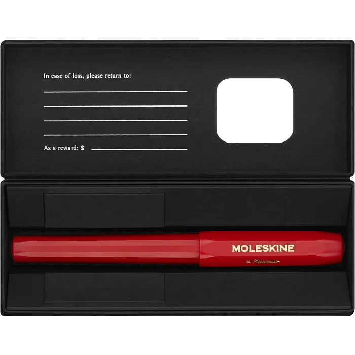 Pluma Fuente Kaweco Roja, Tinta Azul