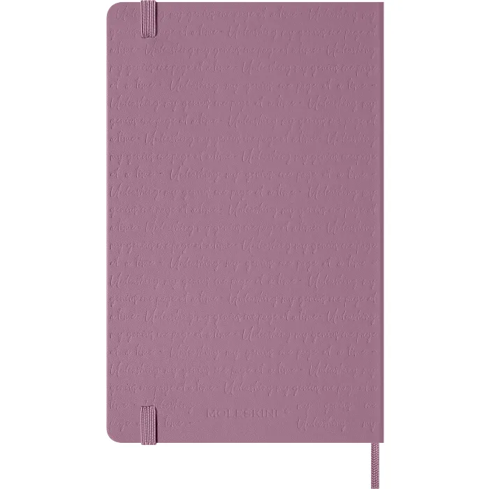 Libreta relieve, tapa dura, grande, hojas lisas, rosa majestuoso — Interior 6