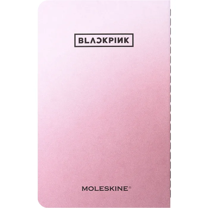 Libreta x BLACKPINK Edición Limitada, bolsillo, hojas lisas, negro y rosa (set de 4) — Interior 12