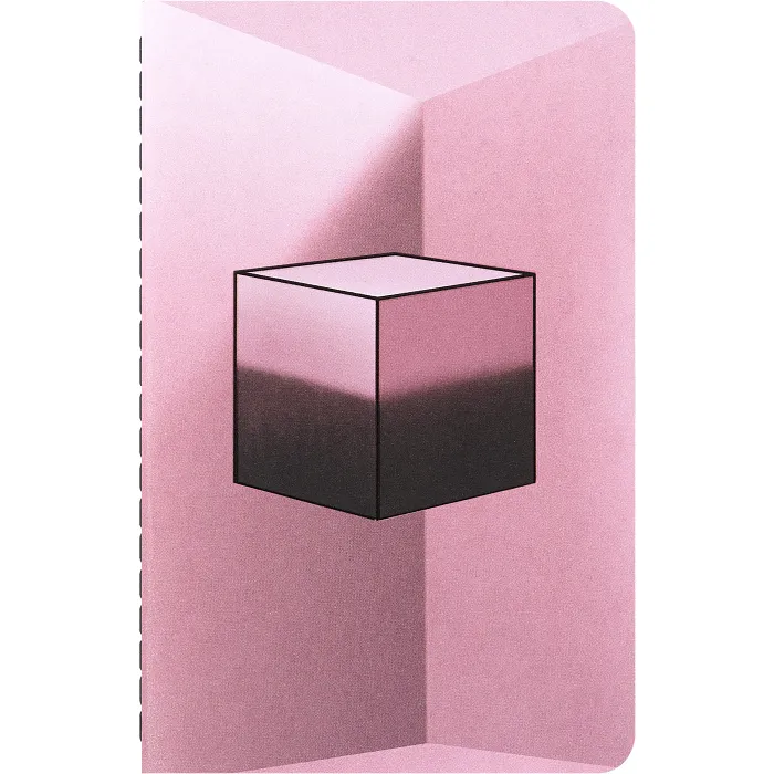 Libreta x BLACKPINK Edición Limitada, bolsillo, hojas lisas, negro y rosa (set de 4) — Interior 4