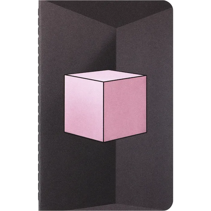 Libreta x BLACKPINK Edición Limitada, bolsillo, hojas lisas, negro y rosa (set de 4) — Interior 5