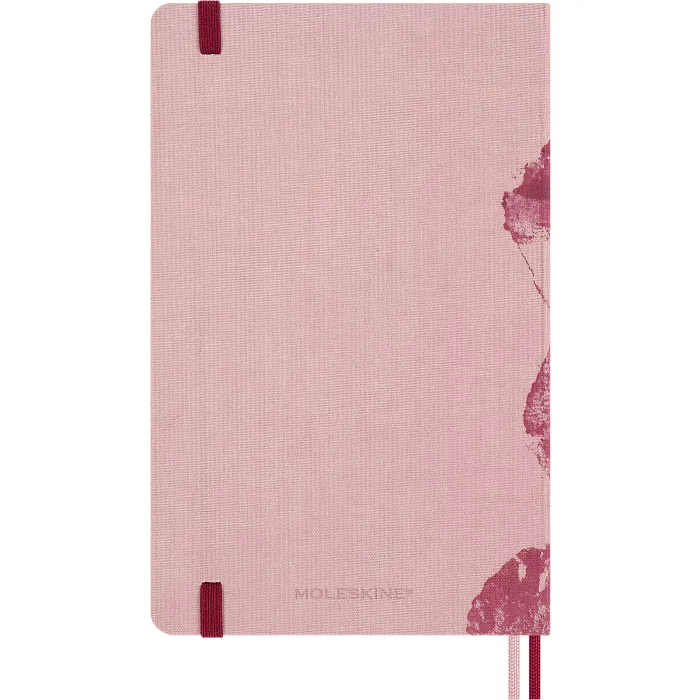 Libreta Sakura Blossom 2026, tapa dura, grande, hojas lisas, rosa con detalles dorados — Interior 7