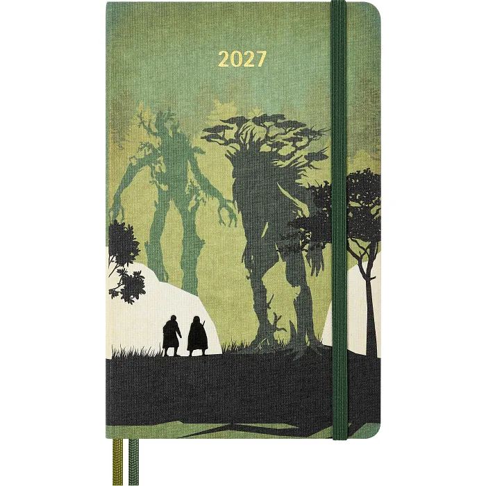 Agenda Diaria El Señor De Los Anillos De 12 Meses 2027, Tapa Dura, Grande, Merry y Pippin