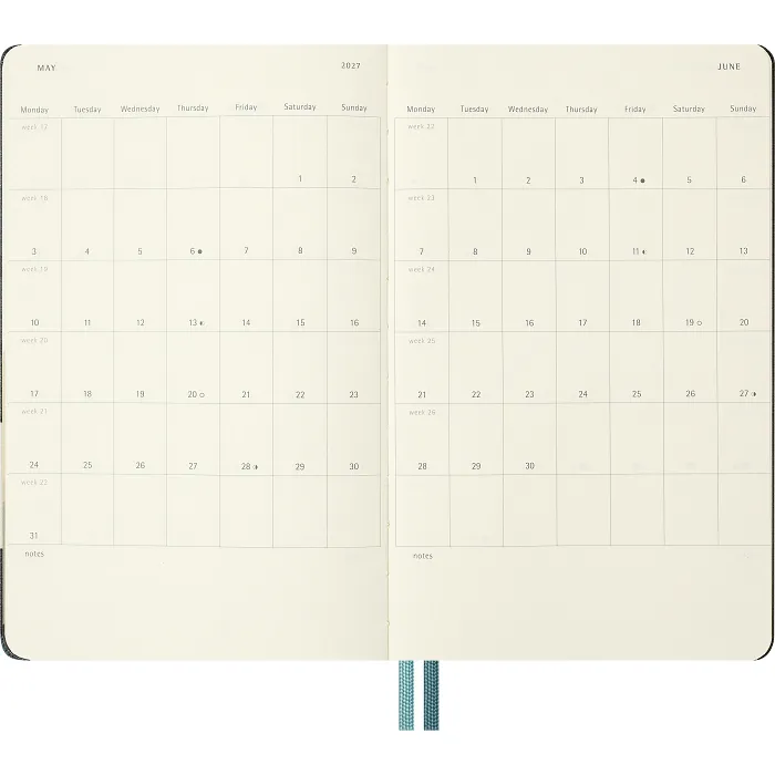 Agenda semanal El Señor de los Anillos de 12 meses 2027, tapa dura, grande, Gandalf — Interior 6
