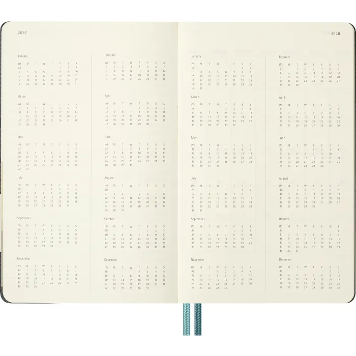 Agenda semanal El Señor de los Anillos de 12 meses 2027, tapa dura, grande, Gandalf — Interior 7
