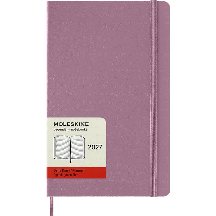 Agenda Diaria Clásica 12 Meses 2027, Tapa Dura, Grande, Rosa Majestuoso — Interior 7