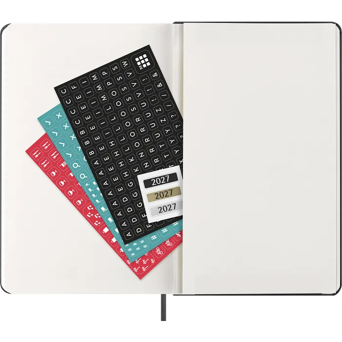 Agenda Diaria Clásica 12 Meses 2027, Tapa Dura, Grande, Negro — Interior 5