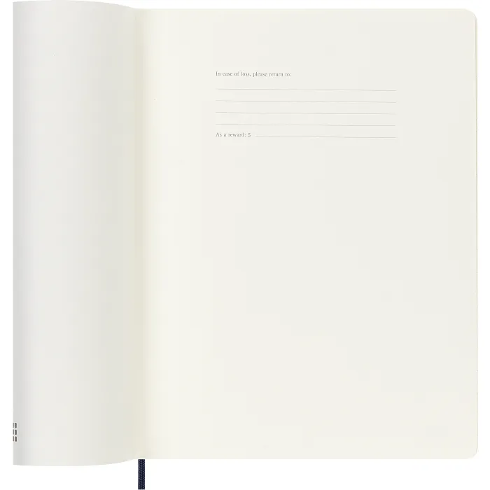 Agenda Semanal Clásica 12 Meses 2027, Tapa Suave, Extra Grande, Azul Zafiro — Interior 2