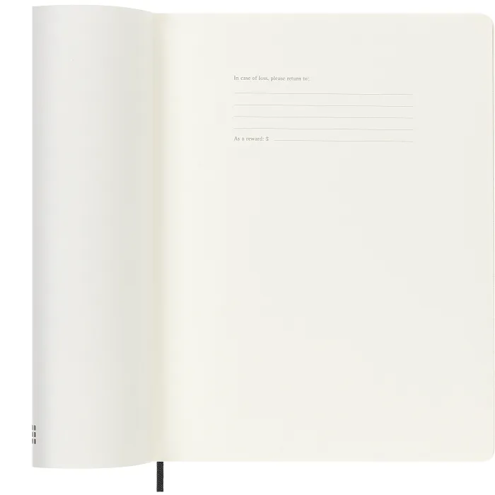 Agenda Semanal Clásica 12 Meses 2027, Tapa Suave, Extra Grande, Negro — Interior 2