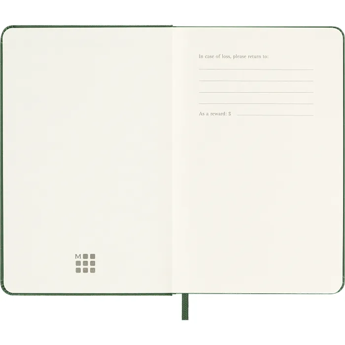 Agenda Semanal Clásica 12 Meses 2027, Tapa Dura, Bolsillo, Verde Mirto — Interior 2
