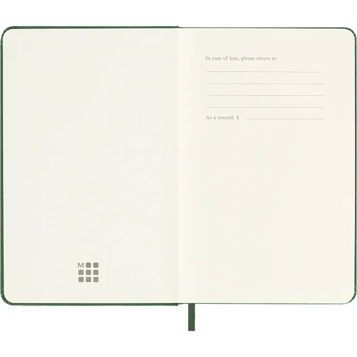 Agenda Diaria Clásica 12 Meses 2027, Tapa Dura, Bolsillo, Verde Mirto — Interior 2