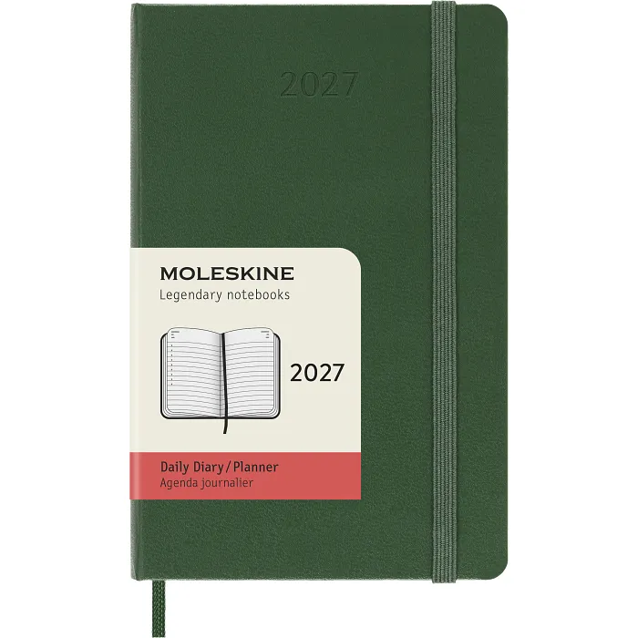 Agenda Diaria Clásica 12 Meses 2027, Tapa Dura, Bolsillo, Verde Mirto — Interior 7