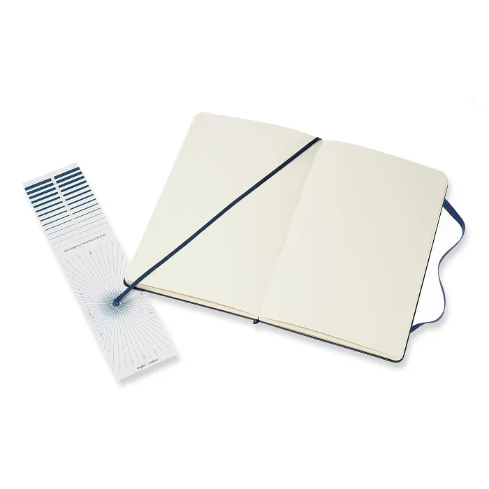 Sketchbook Grande Azul Zafiro Hoja Blanca Pasta Dura