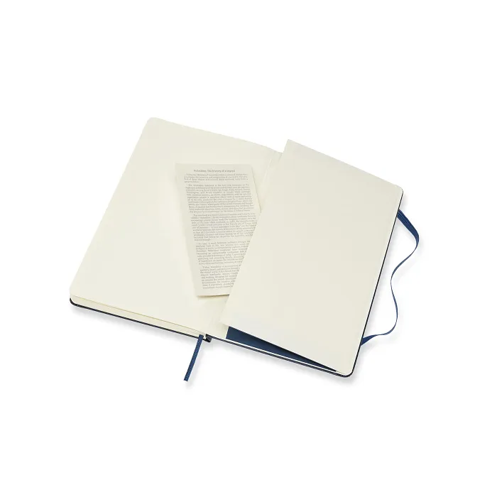 Sketchbook Grande Azul Zafiro Hoja Blanca Pasta Dura