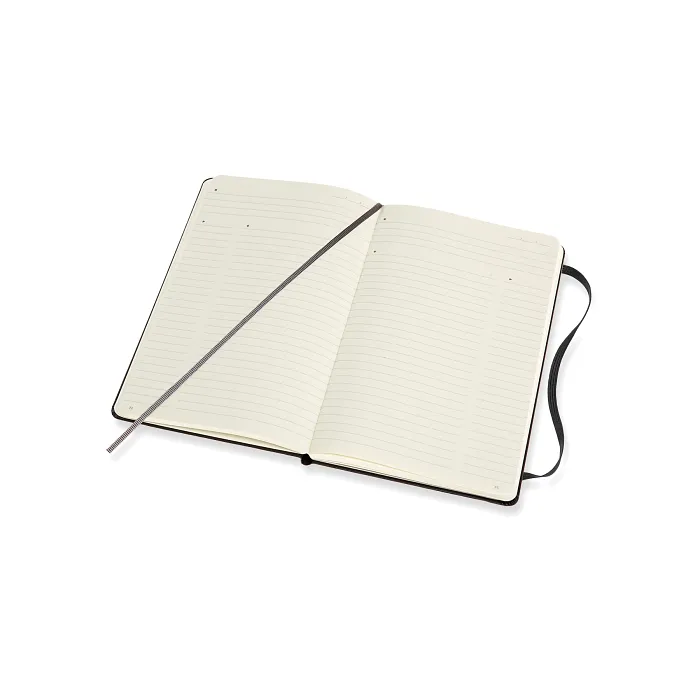 Libreta Profesional Grande Negra Pasta Dura