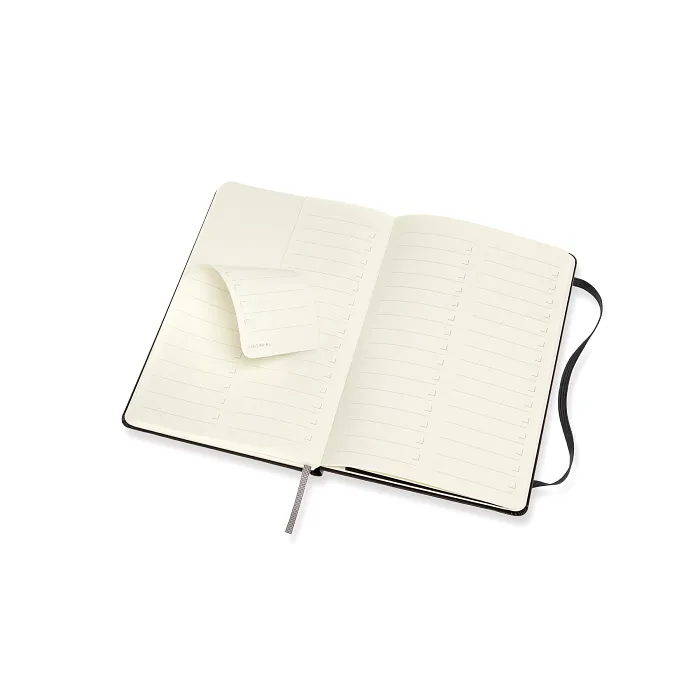 Libreta Profesional Grande Negra Pasta Dura