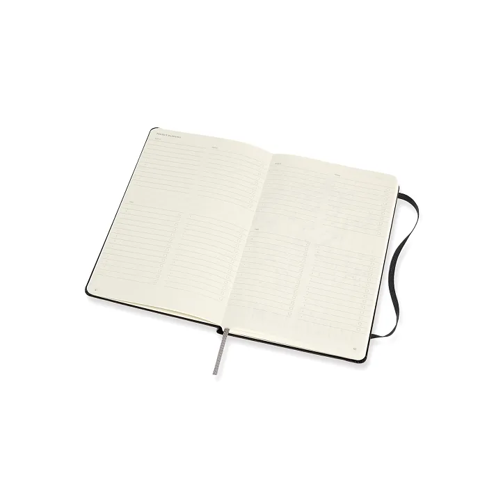 Libreta Profesional Grande Negra Pasta Dura