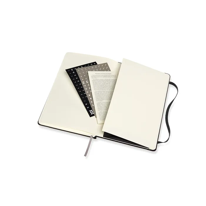Libreta Profesional Grande Negra Pasta Dura