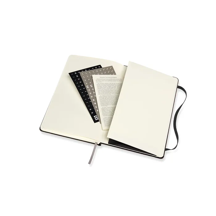 Libreta Profesional Grande Negra Pasta Dura
