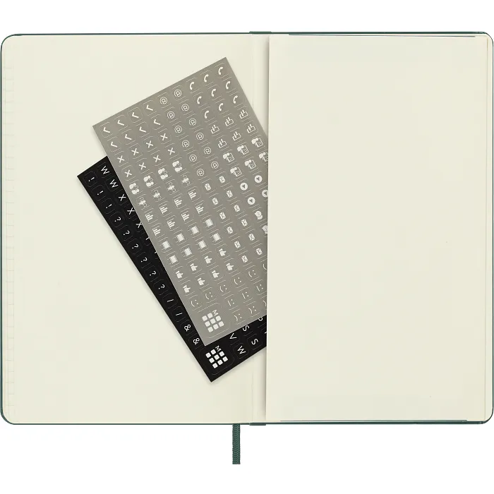 Libreta Profesional Grande Verde Bosque Pasta Dura