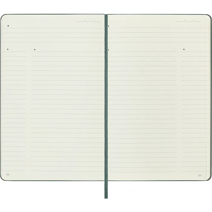 Libreta Profesional Grande Verde Bosque Pasta Dura