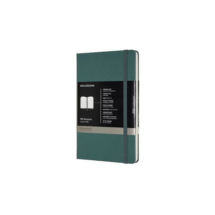 Libreta Profesional Grande Verde Bosque Pasta Dura