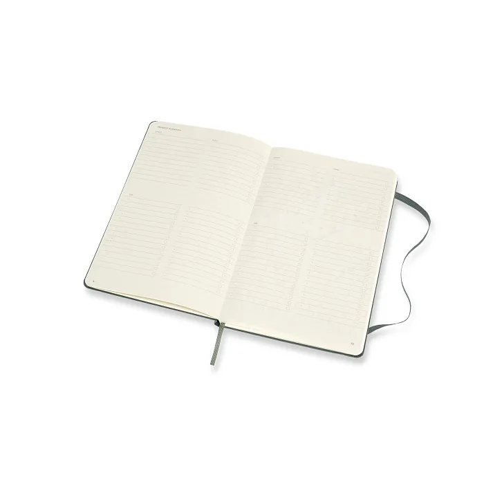 Libreta Profesional Grande Verde Bosque Pasta Dura