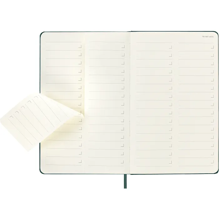 Libreta Profesional Grande Verde Bosque Pasta Dura