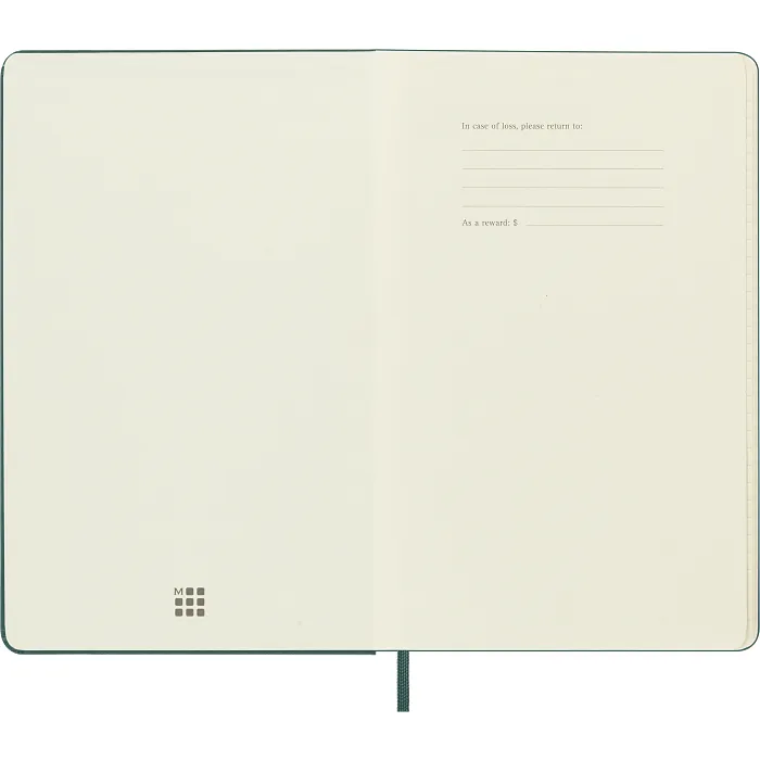 Libreta Profesional Grande Verde Bosque Pasta Dura