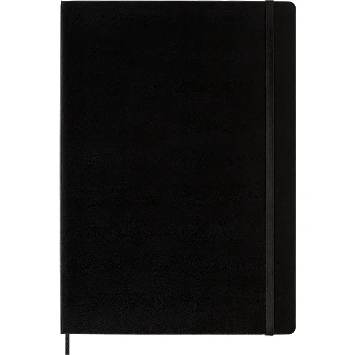 Libreta Acuarela A4 Negra Hoja Blanca Pasta Dura