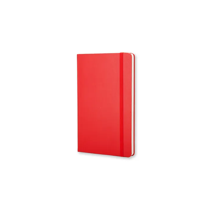 Libreta Clásica De Bolsillo Roja Hoja Blanca Pasta Dura — Interior 1