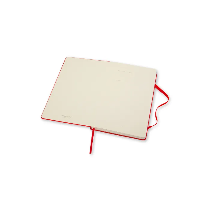 Libreta Clásica De Bolsillo Roja Hoja Blanca Pasta Dura — Interior 3