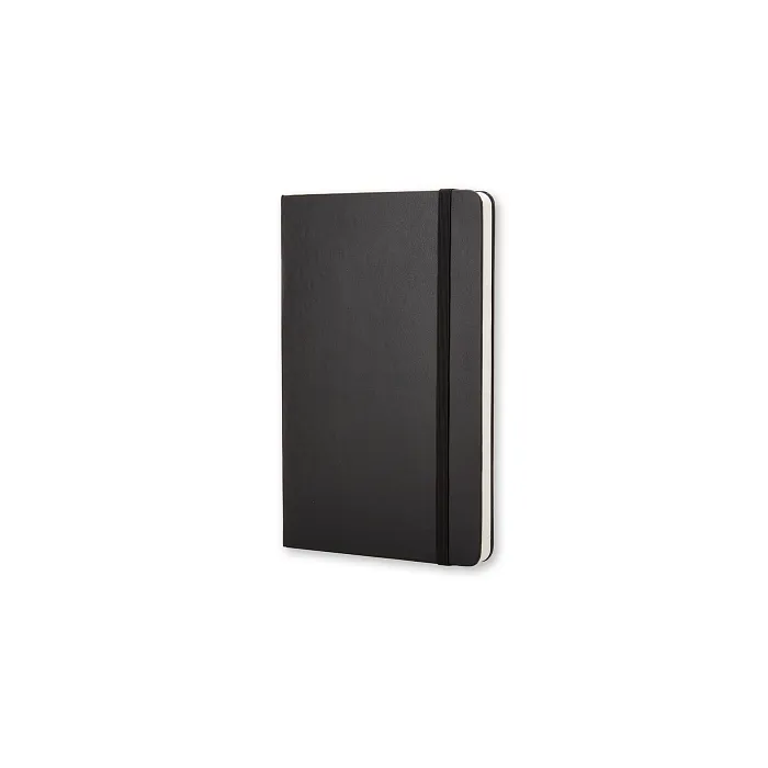 Libreta Clásica De Bolsillo Negra Hoja Rayada Pasta Dura — Interior 1