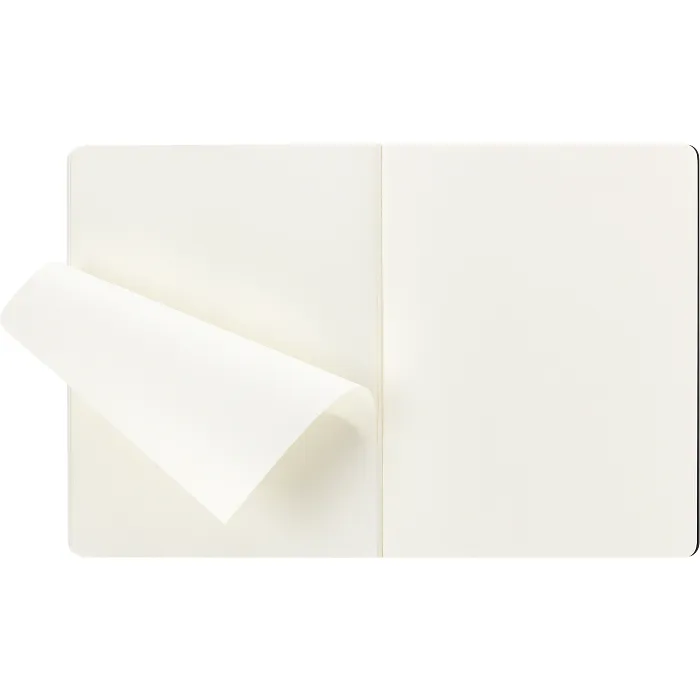 Set Cahier 3 Libretas Extra Grandes Negras Hoja Blanca Pasta Suave
