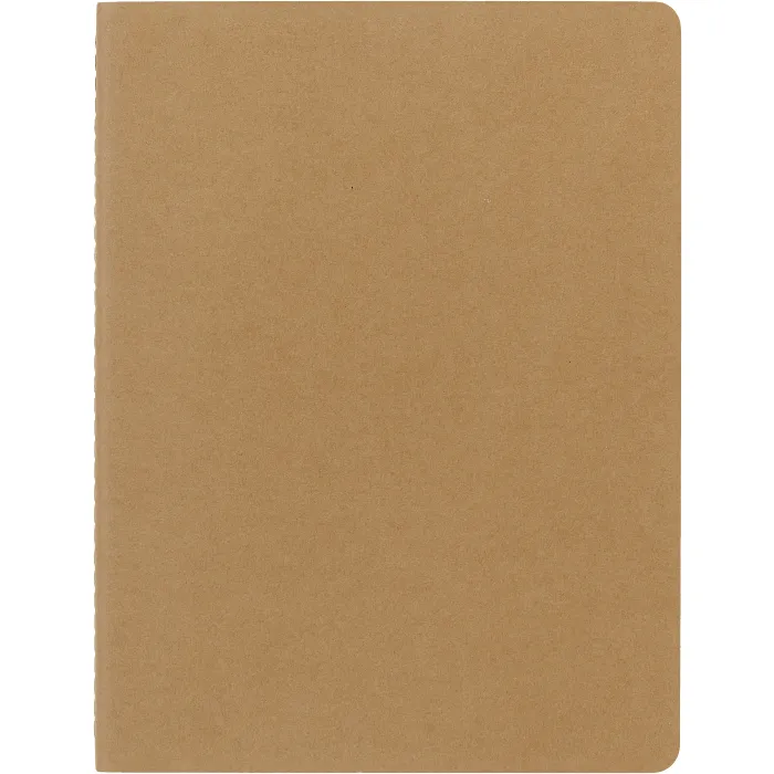 Set Cahier 3 Libretas Extra Grandes Kraft Hoja Blanca Pasta Suave